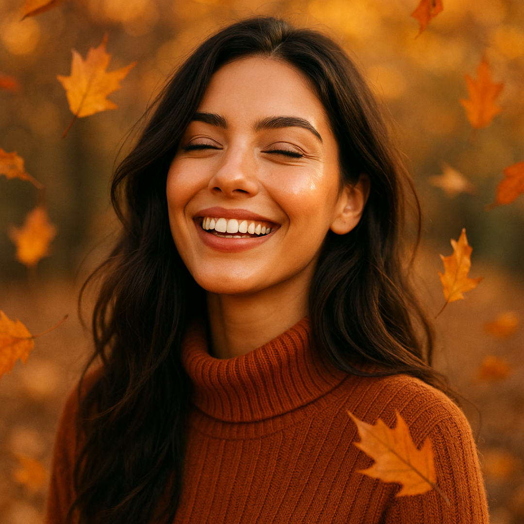 Woman is happy with her skincare, taking expert advice and tips from Intrigue Cosmetic Clinic