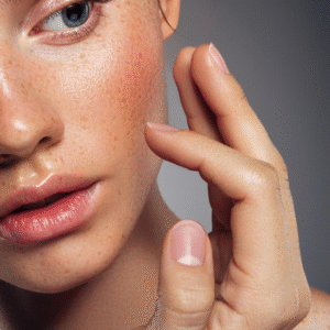 woman with beautiful glowing skin and flawless complexion - Intrigue Cosmetic Clinic, Kent