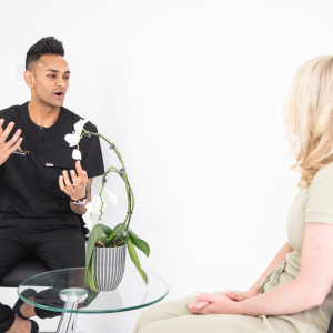 Pre-treatment consulation at Intrigue Cosmetic Clinic ensures the client feels confident and happy and gives the opportunity to discuss any concerns or ask questions ahead of their treatment.