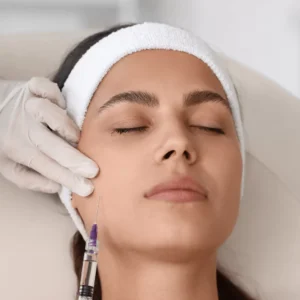 woman with beautiful skin. Skin boosters can be an effective treatment for clients at Intrigue Cosmetic Clinic, Gravesend Kent looking to boost results.