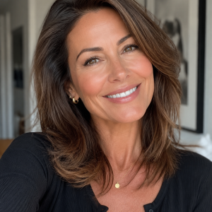 Woman with glowing skin and natural-looking dermal fillers and anti-wrinkle injections. Intrigue Cosmetic Clinic.