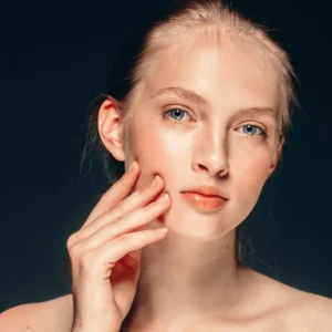 woman with beautiful skin. Skin boosters can be an effective treatment for clients at Intrigue Cosmetic Clinic, Gravesend Kent looking to boost results.