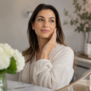 Woman considering natural-looking fillers at Intrigue Cosmetic Clinic, Rochester, Kent