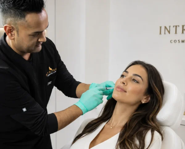 Woman having Botox - Intrigue Cosmetic Clinic, Dartford, Gravesend, Kent